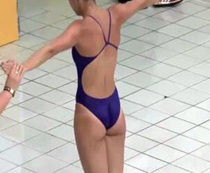 Onepiece bathing suit porno